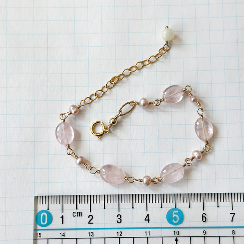 Peony☆　No.32814kgf☆モルガナイトのブレスレット Peony☆ No.32814kgf☆モルガナイトのブレスレット Peony☆ No