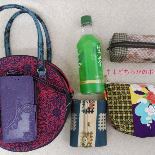 鈴木千恵×カラット　和装バッグ 鈴木千恵×カラット和装バッグ