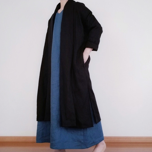 お値下げ！結　yui リネンコート　美品 お値下げ！結 yui リネンコート 美品