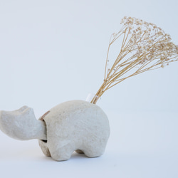 【受注生産】張り子の一輪挿し・ペン立て　BEKOvase 1枚目の画像