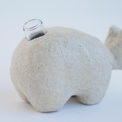 【受注生産】張り子の一輪挿し・ペン立て　BEKOvase 3枚目の画像