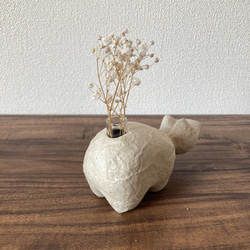 【受注生産】張り子の一輪挿し・ペン立て　BEKOvase 8枚目の画像