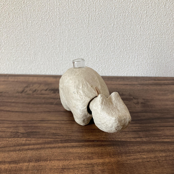 【受注生産】張り子の一輪挿し・ペン立て　BEKOvase 7枚目の画像
