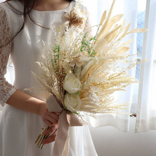ドライフラワースワッグ クラッチブーケ 前撮り 誕生日プレゼント 店舗