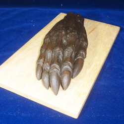 木彫刻 アート 『 鬼の手のミイラ 』 芸術 アート ハンドメイド 松 手彫り 彫刻 4枚目の画像