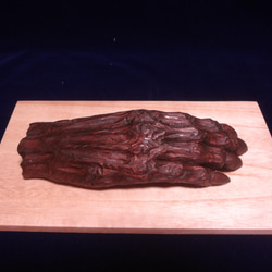 木彫刻 アート 『 鬼の手のミイラ 』 芸術 アート ハンドメイド 松 手彫り 彫刻 11枚目の画像