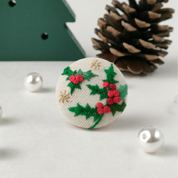 モスグリーン イルミネーション クリスマス ヘアゴム