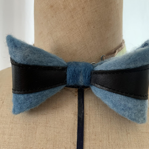 羊毛フェルトの蝶ネクタイ Papillon11 その他ファッション雑貨