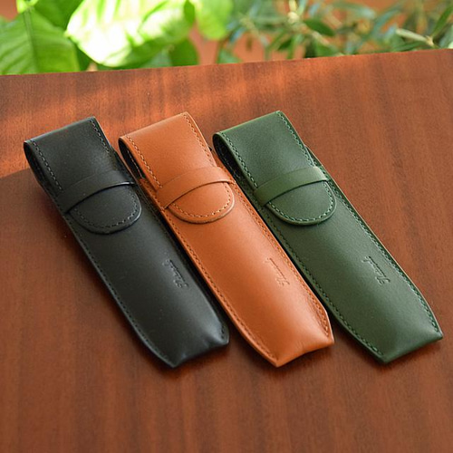 パイロット万年筆&本革製TRENDER LEATHERケース&A6サイズノート
