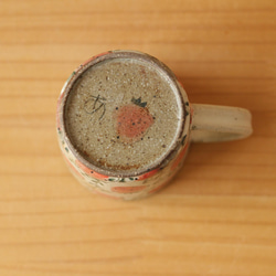 粉引きクラシカルいちごのカップ。 5枚目の画像