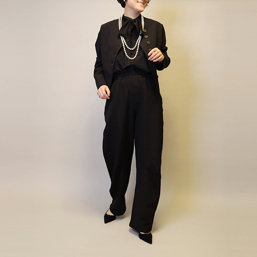 体型カバー20回以上再販セットアップ普段〜式にもブラックフォーマル