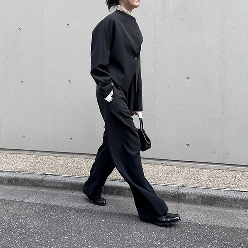 体型カバー20回以上再販セットアップ普段〜式にもブラックフォーマル