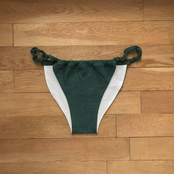 【藍と槐】【かさね染め】草木染めふんどしぱんつ　オーガニックコットン　ユニセックス　フェムケア　ゴムタイプ 2枚目の画像