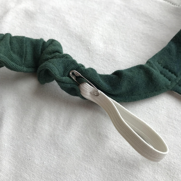 【藍と槐】【かさね染め】草木染めふんどしぱんつ　オーガニックコットン　ユニセックス　フェムケア　ゴムタイプ 7枚目の画像