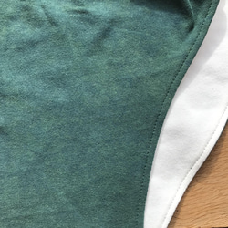 【藍と槐】【かさね染め】草木染めふんどしぱんつ　オーガニックコットン　ユニセックス　フェムケア　ゴムタイプ 6枚目の画像