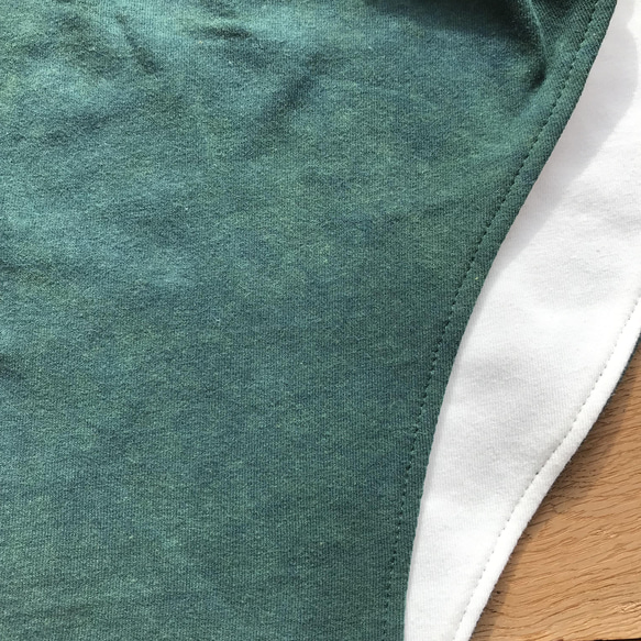 【藍と槐】【かさね染め】草木染めふんどしぱんつ　オーガニックコットン　ユニセックス　フェムケア　ゴムタイプ 6枚目の画像