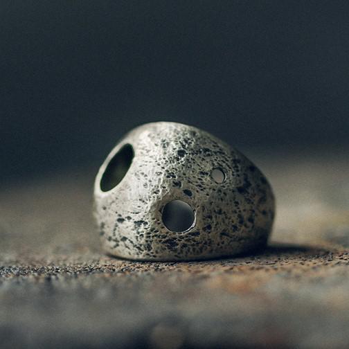 ＜受注制作＞坊主リング メンズ　レディス　シルバー　R098