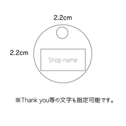 【作家様のみ】木製　タグ　tag ショップタグ　shop tag 3枚目の画像