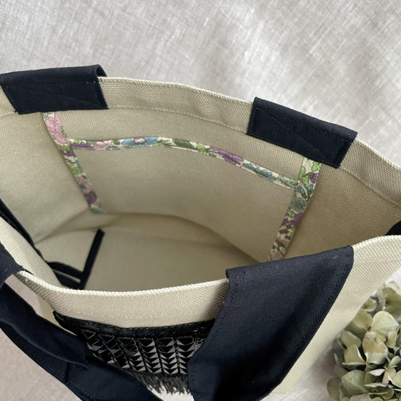 【今だけ送料無料】春色ペールカラー♪　帆布のミニトートバッグ - Vanille ヴァニーユ- 2枚目の画像