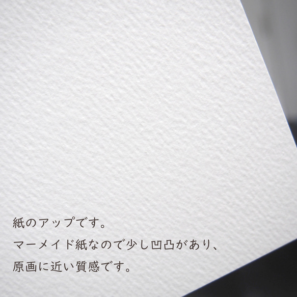 小さな複製画(額付き)　＊犬（ポメラニアン） 5枚目の画像