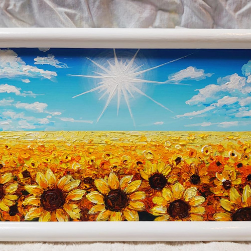 油絵 絵画 【太陽とひまわり畑】 絵画 HR 通販 13233840 油絵 絵画 【太陽とひまわり畑】 絵画 HR 通販 13233840