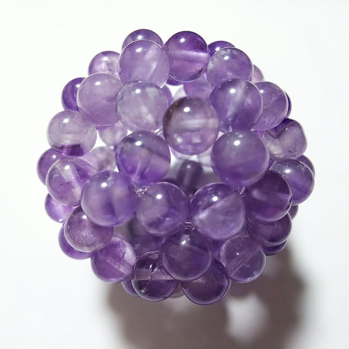 天然ラベンダーアメジスト(薄紫水晶)8mm使用【神聖幾何学 天然ラベンダーアメジスト(薄紫水晶)8mm使用【神聖幾何学