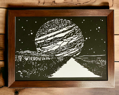 Stella spei ☆希望の星☆ 天使 切り絵 ハンドメイド作品 - メルカリ