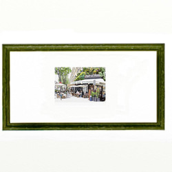 ポストカード ヨーロッパ風景画（組み合わせ自由4枚セット1.000円）No.198  パリ　サンジェルマンの老舗カフェ 4枚目の画像