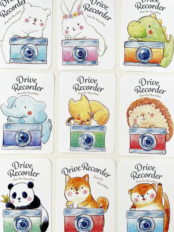 どうぶつドラレコステッカー 4枚目の画像