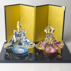 ガラスのお雛様 「華」春色 雛人形 桃の節句 ひな人形・雛飾り 鈴木