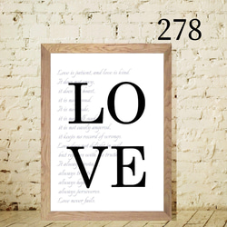 LOVE 愛の言葉　No.278.⭐️ポスター　北欧 アート　名言　愛　LOVE 結婚　　アート ウェディング 2枚目の画像