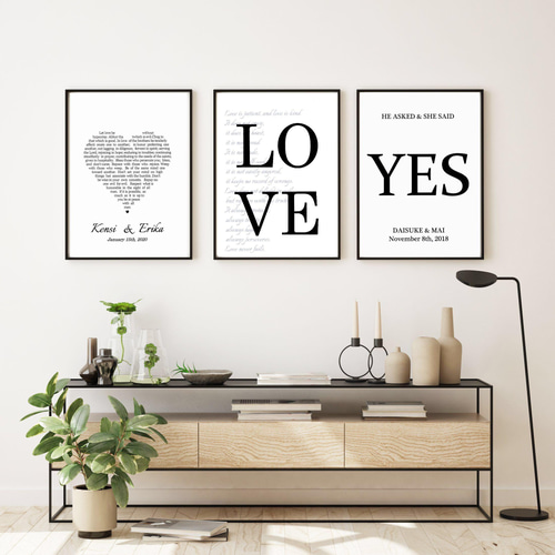 LOVE 愛の言葉 No.278.⭐️ポスター 北欧 アート 名言 愛 LOVE 結婚
