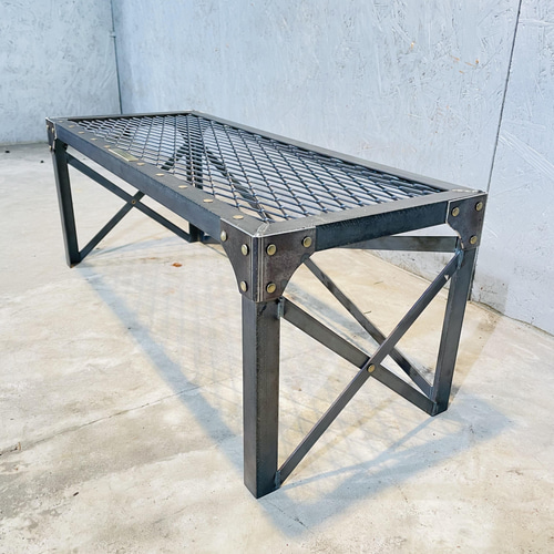 アイアン家具/アイアンラック/1点物 アイアンシェルフ（L）アイアンラック アイアン家具 塊根植物