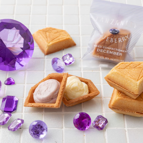 新パッケージ/ジュエルサンド12個入/ダイヤモンド型バターサンド