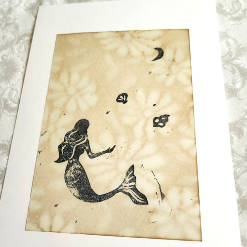 月と人魚 その他アート ほっぺちゃん 通販 13235531｜Creema