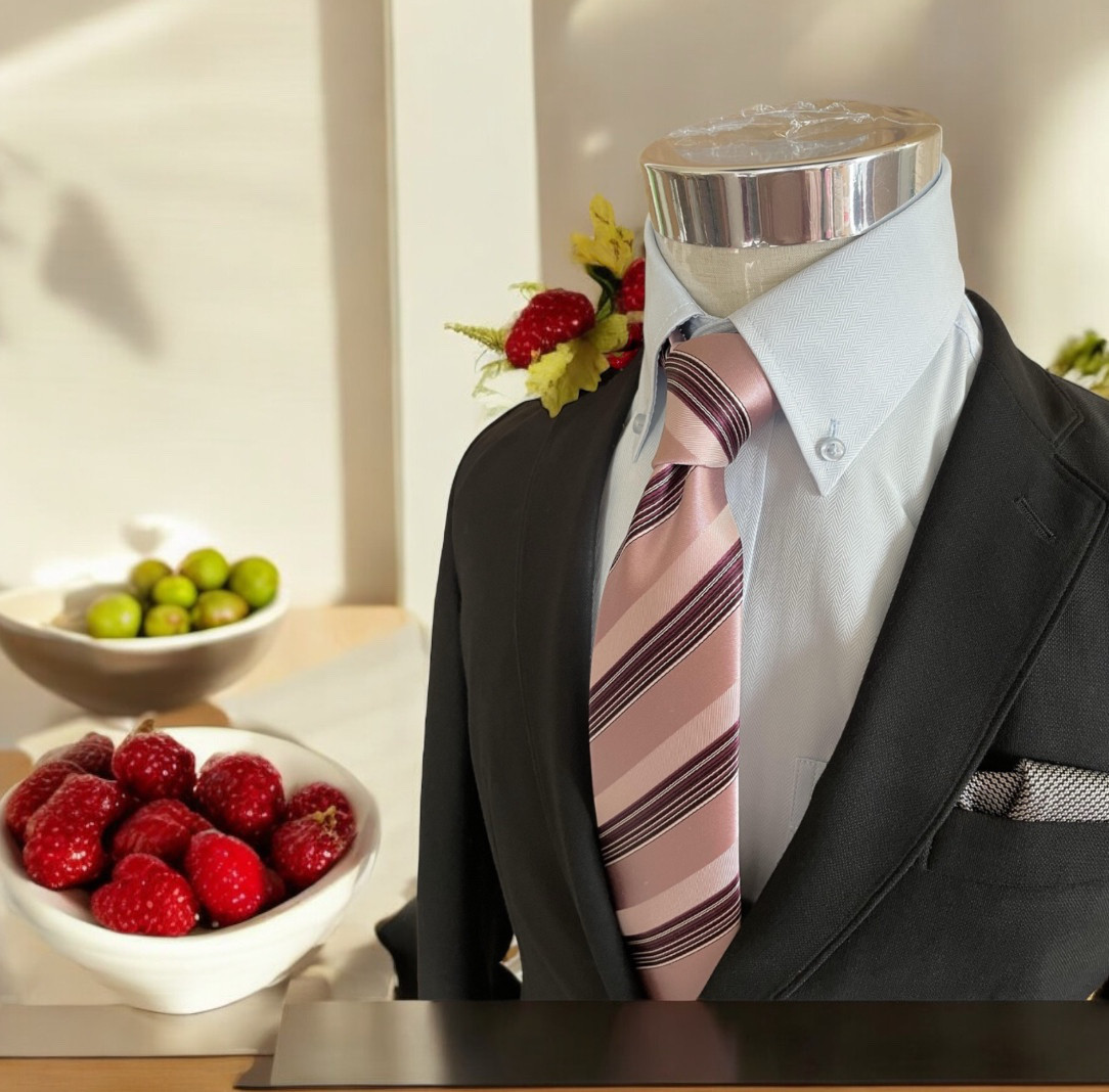 京都右京silkネクタイ「愛のかたち」