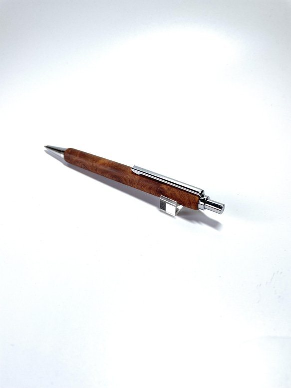 木のペン　カリンのシャープペンシル（かりんこぶ材B） 4枚目の画像