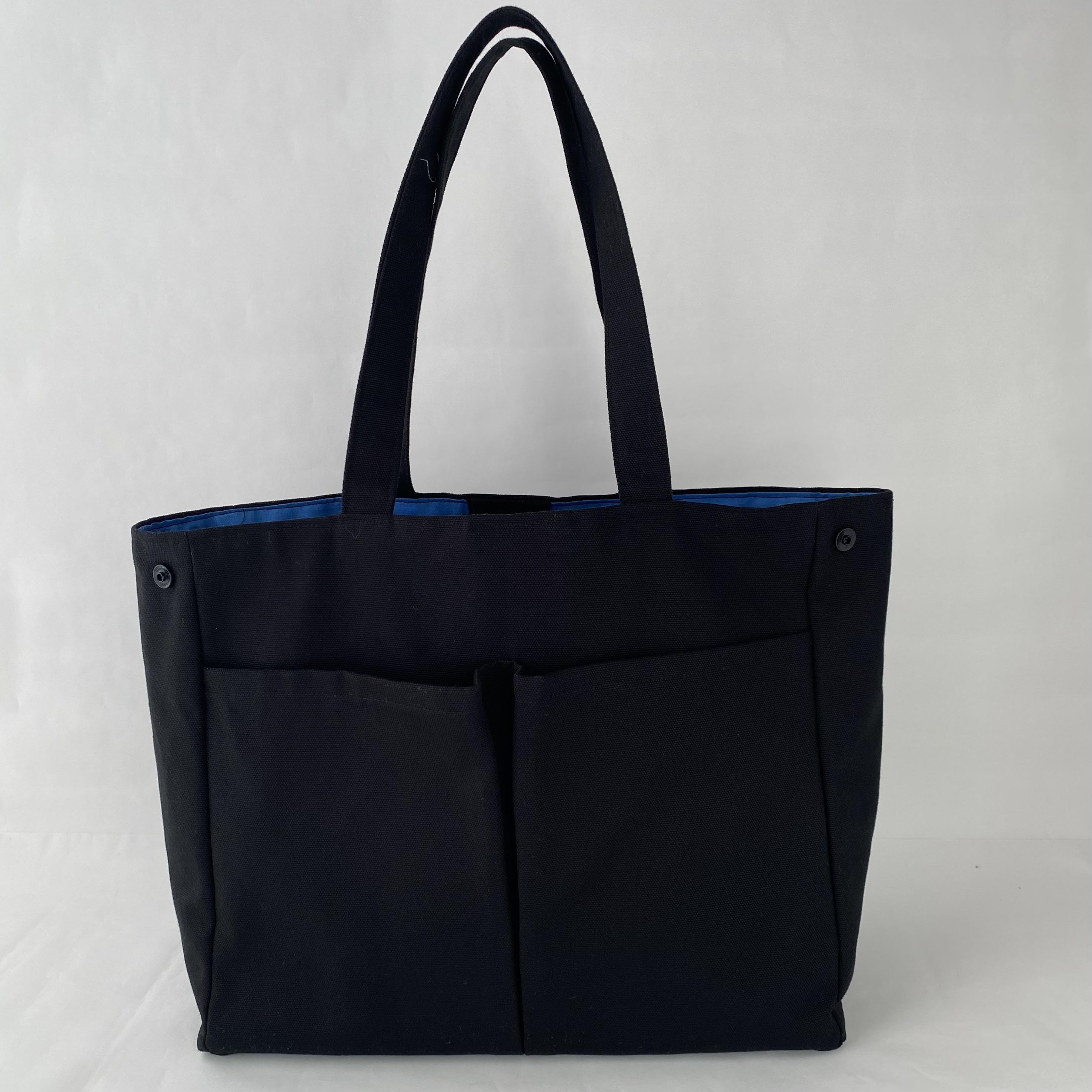 【simple】A 4トートバッグ　Black