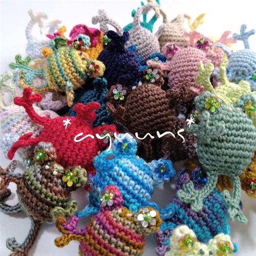 カエル さんキーホルダー/ストラップ《全31色》 キーホルダー ayuuns