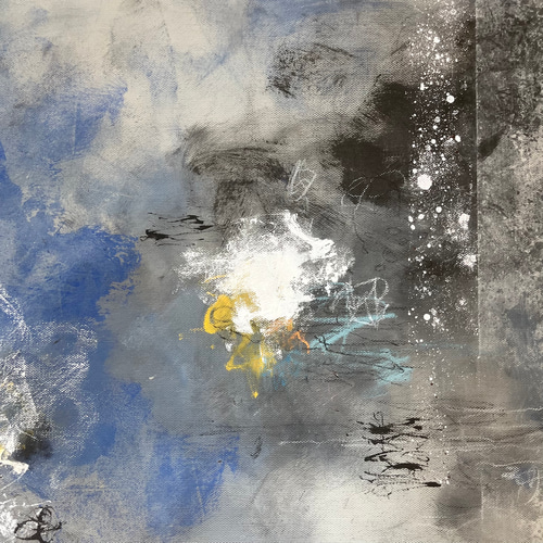 大きめ　モダン 絵画 抽象画　アートパネル B 現代アート 80×39㎝ 大きめ モダン 絵画 原画 抽象画 アート