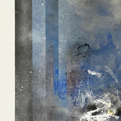 現代アート 80×39㎝ 大きめ モダン 絵画 原画 抽象画 アート