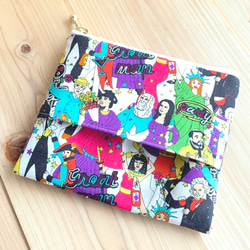 ぬいぐるみ テディベア 24cmファスナーポーチ バックインポーチ