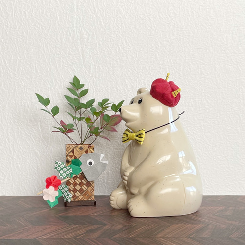 節分のこものセット／赤おに しろくま貯金箱 その他インテリア雑貨