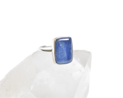 グリーンカイアナイト　シルバーリング SR300グリーンカイヤナイトシルバーリング - ロジ