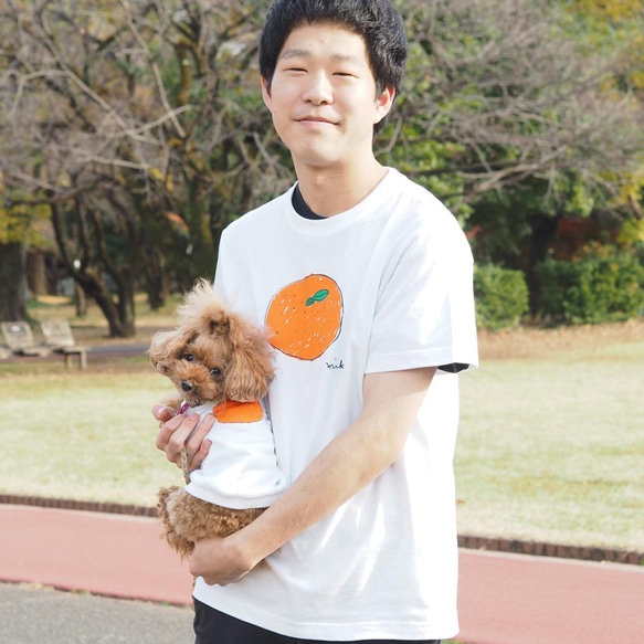 現貨☆彡DOG☆ 狗狗用橘色長袖運動衫狗狗狗衣服狗衣服 第4張的照片