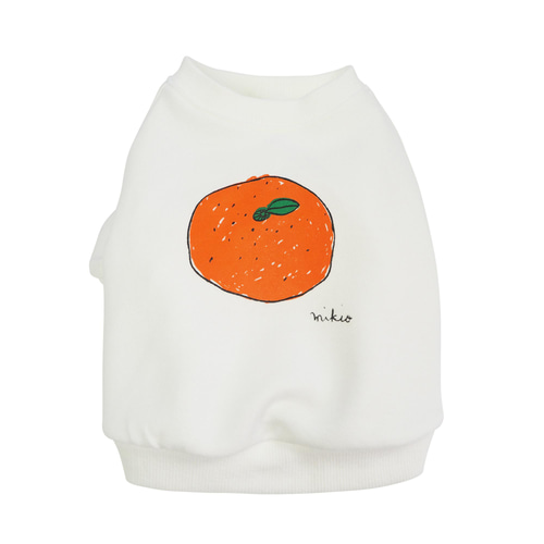 再入荷☆彡 DOG☆わんちゃん用 みかん長袖スウェット 犬 わんこ 再入荷☆彡 DOG☆わんちゃん用 みかん長袖スウェット 犬 わんこ