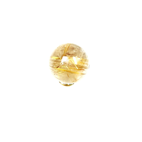 ゴールドルチルクォーツ 虹入り 鑑別書付き ゴールドルチルクォーツ 虹入り 鑑別書付き