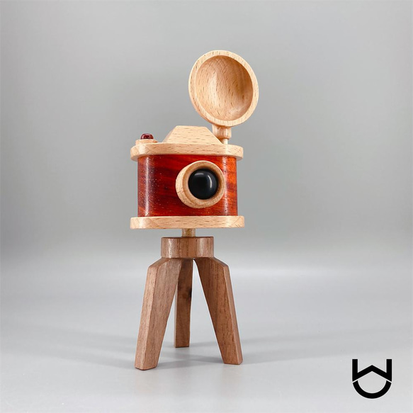 倔强的木头 木制 相机 第2張的照片