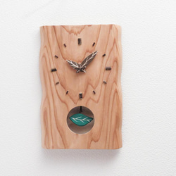 　手作り木の掛時計（大） 1枚目の画像