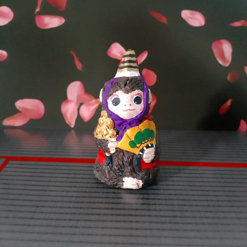 めでたいお猿の三番叟 その他人形 ひなき 通販 13239001｜Creema